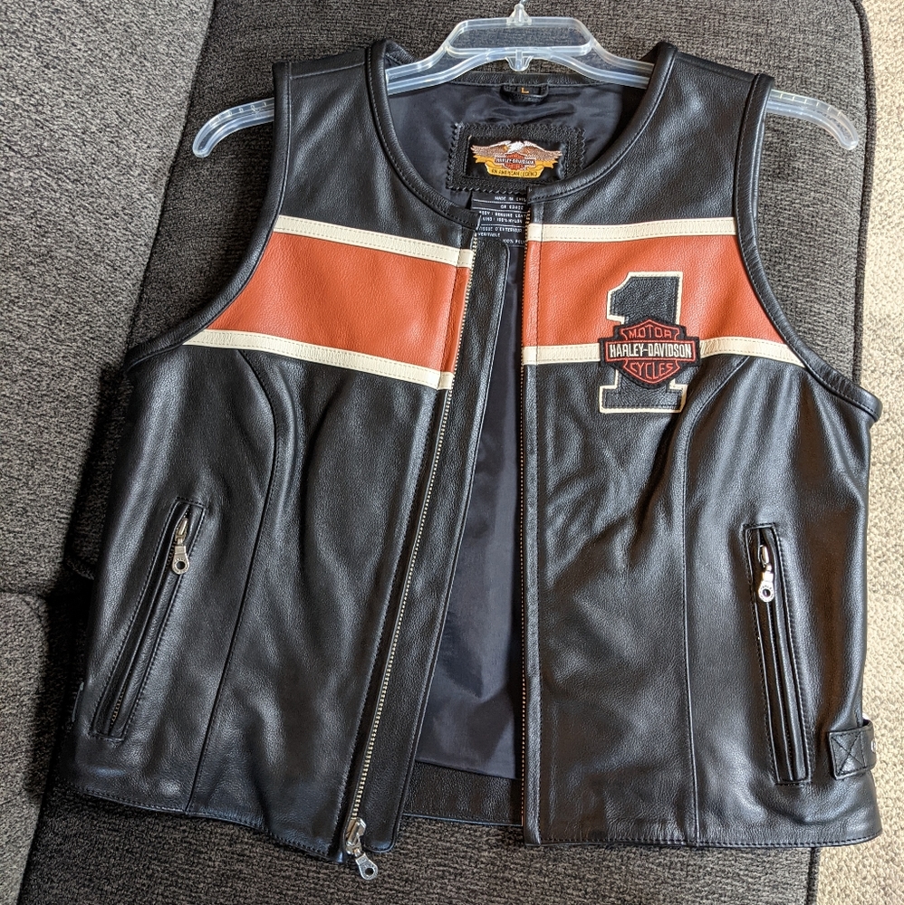 Women's Harley Davidson Leather Vest